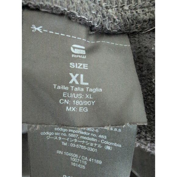 G Star Raw Gear Joggers Men Size XL Black Performance Track Jogger - Picture 5 of 13